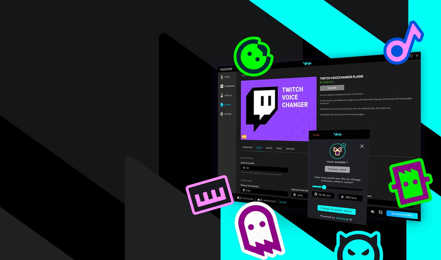 Twitch 에서 음성변조가 가능한 확장기능 Voicemod Live｜Voicemod (보이스모드)