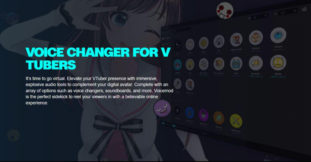 VTubers Voice Changer & Soundboard | Voicemod