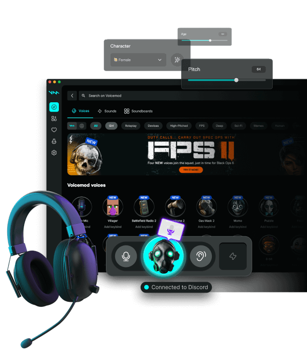 Voicemod features
