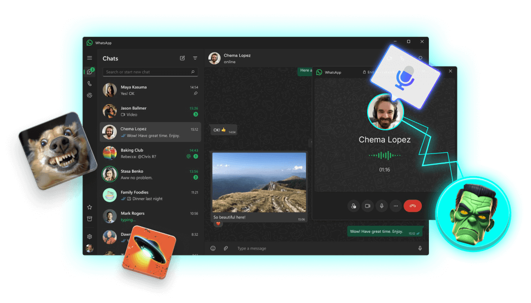 Voicemod & Whatsapp