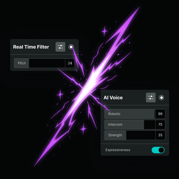 AI voice changer with voicemod