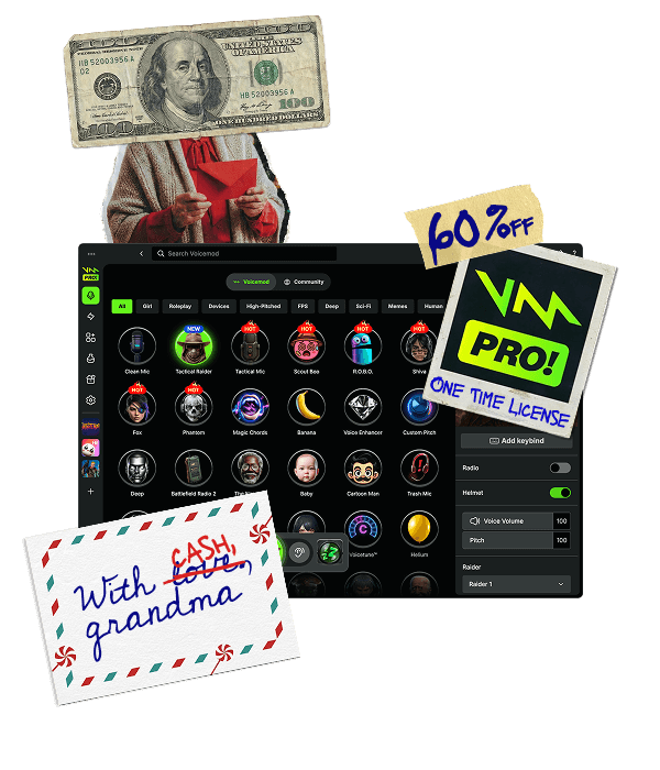 christmas deal voicemod pro