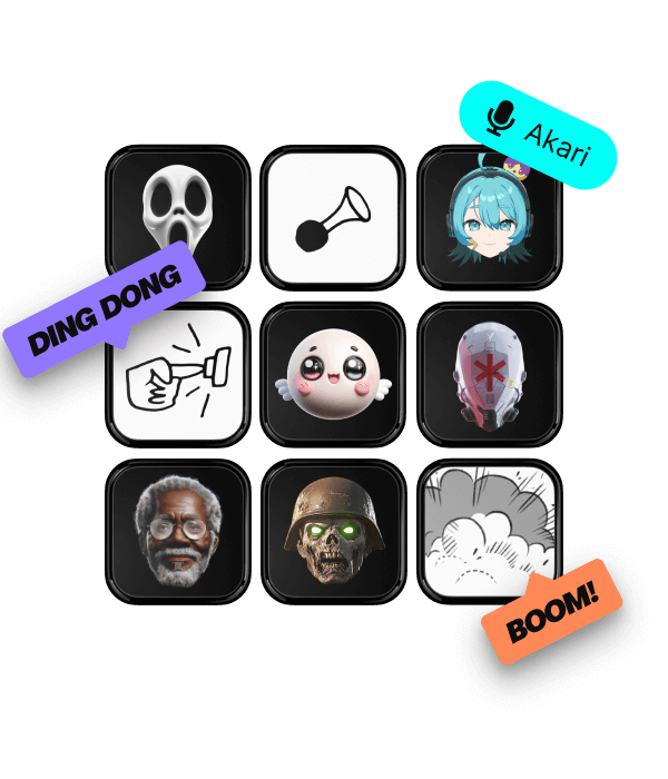 Voicemod Soundboard buttons