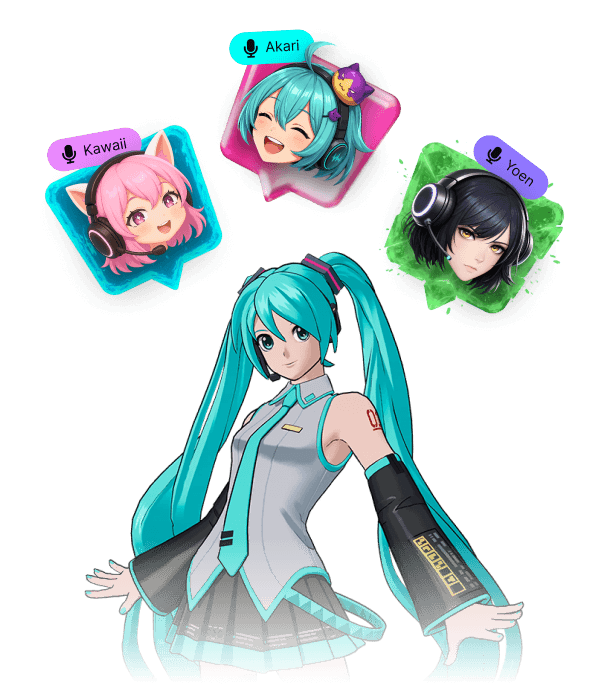 Hatsune Miku voice Changer & Soundboard with Voicemod