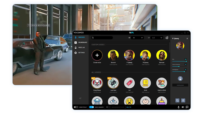 How to use Voice Changer & Soundboard on Cyberpunk