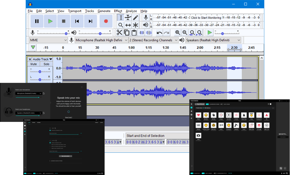 Voice Changer for Audacity & Soundboard ⬇️ F R E E ⬇️